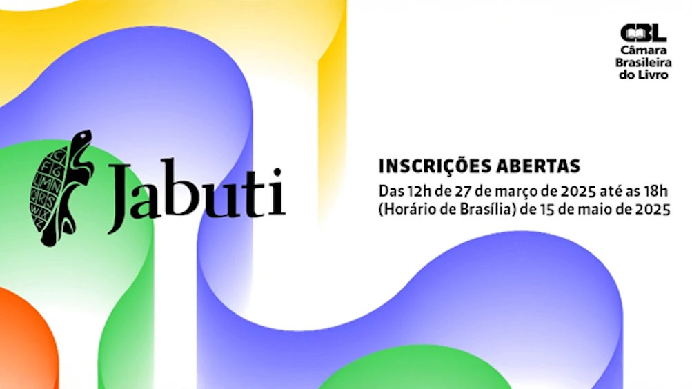 Inscrições abertas para o Prêmio Jabuti 2025